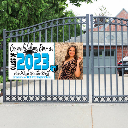 2024 Graduation Banner on Gate-clickphotogirl.store